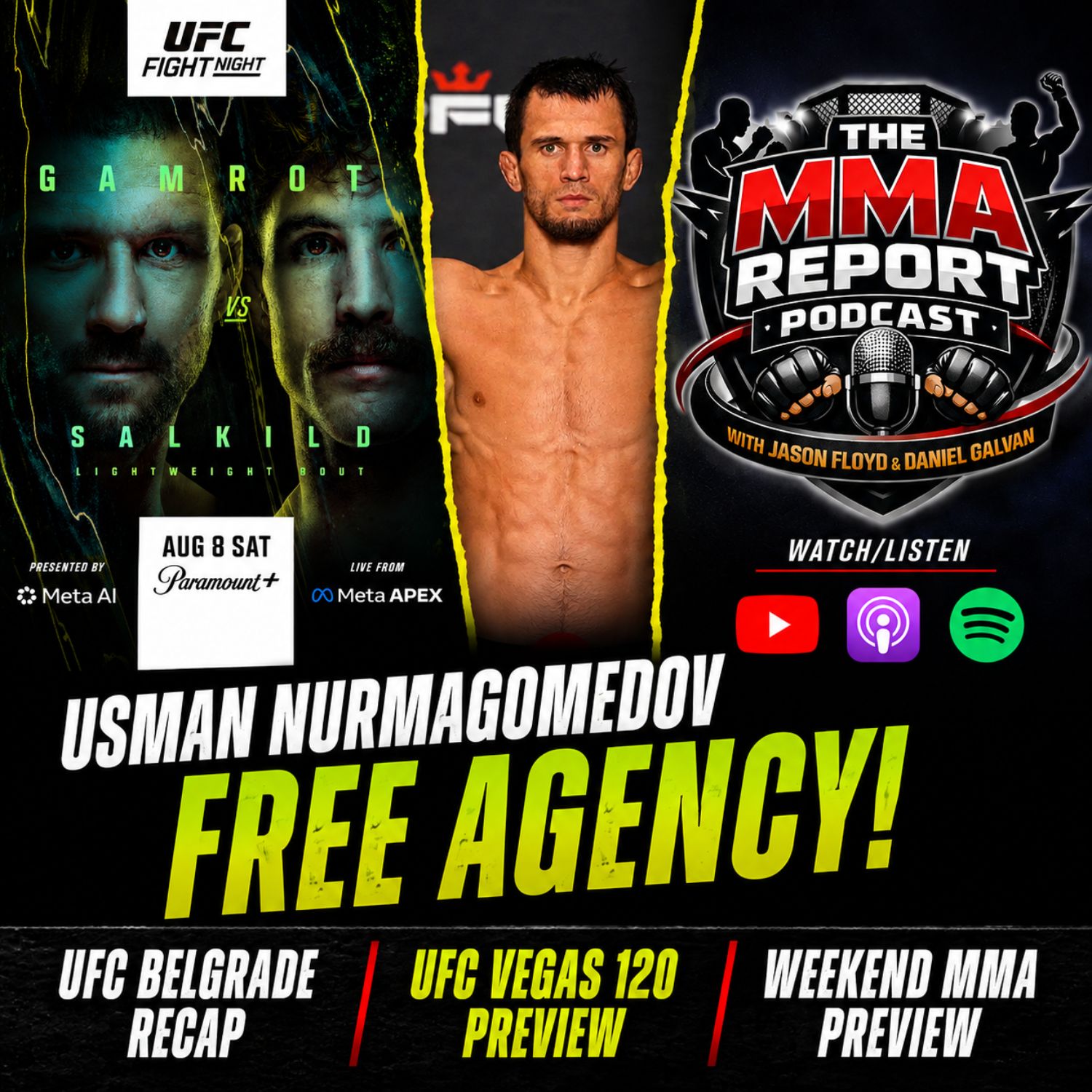 Usman Nurmagomedov's Free Agency | UFC Belgrade Recap & UFC Vegas 120 Preview episode artwork
